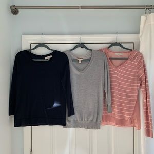 BANANA REPUBLIC & LOFT SWEATER BUNDLE